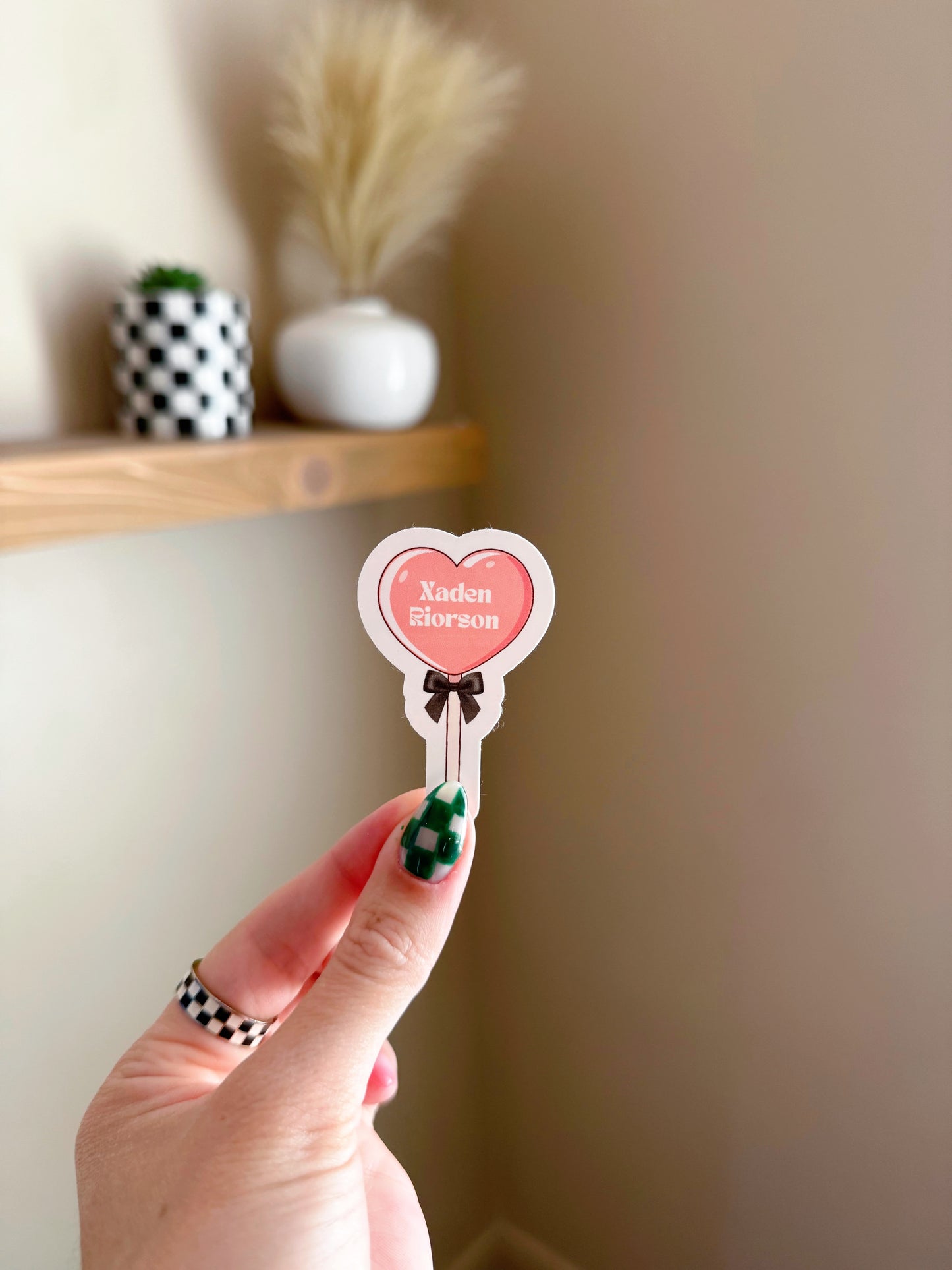 Book Boyfriend Heart Sucker Sticker