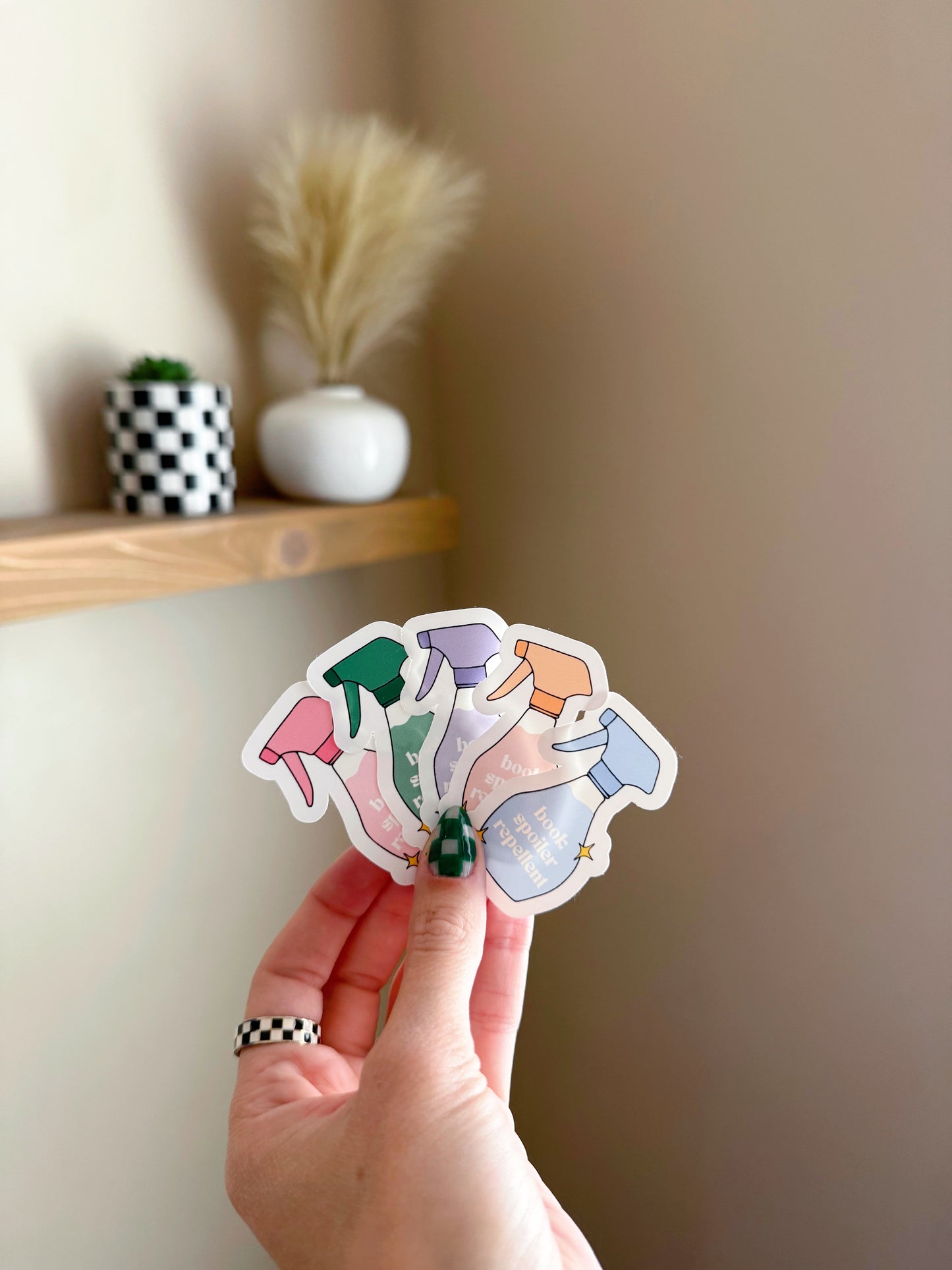 Book Spoiler Repellent Sticker