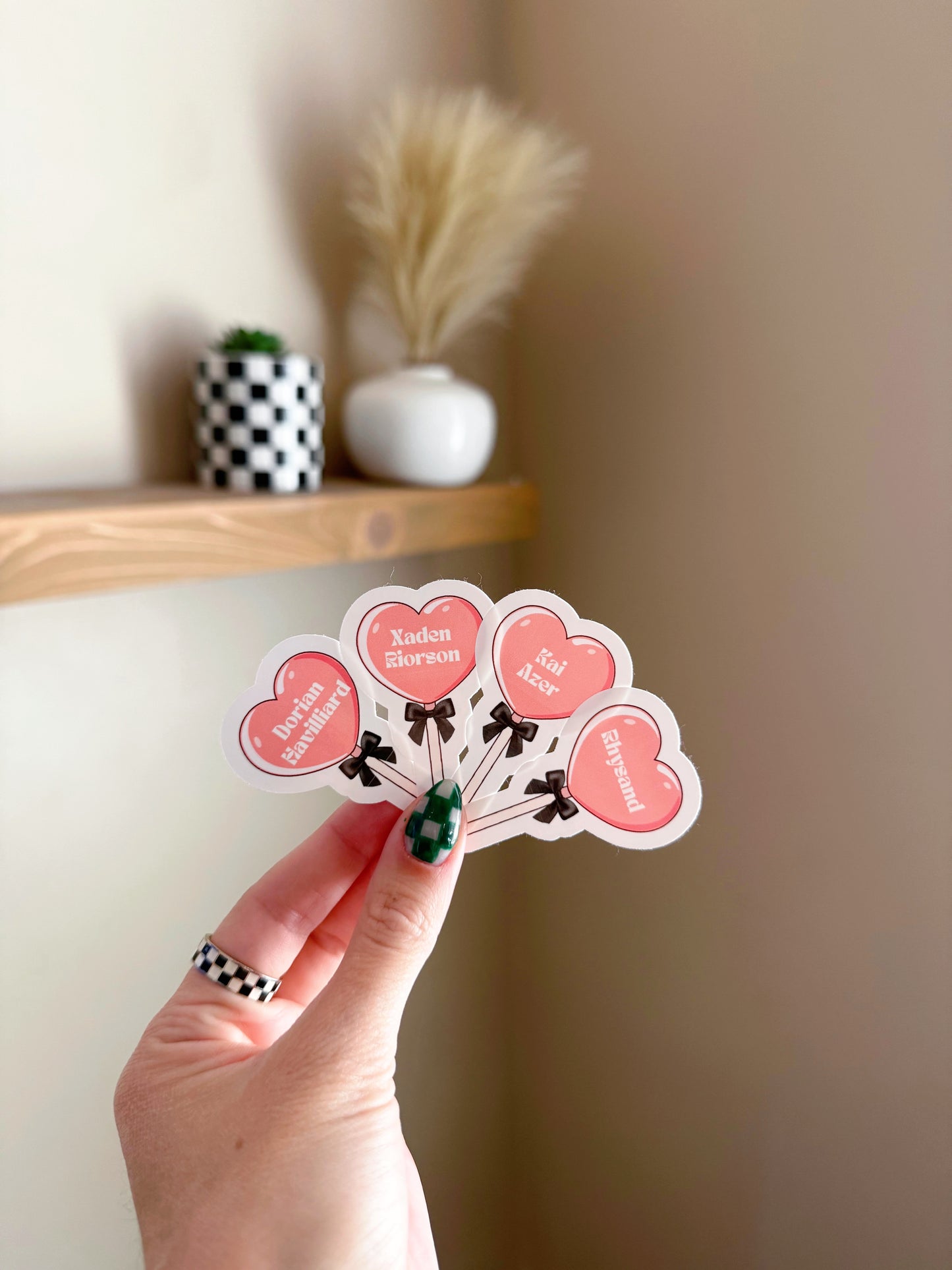 Book Boyfriend Heart Sucker Sticker