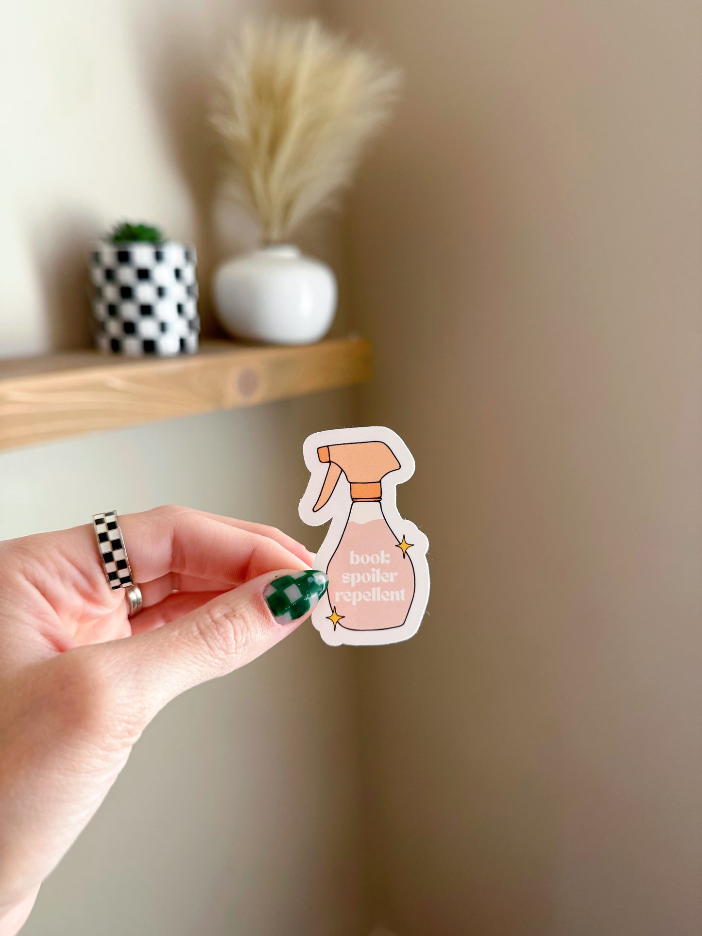 Book Spoiler Repellent Sticker