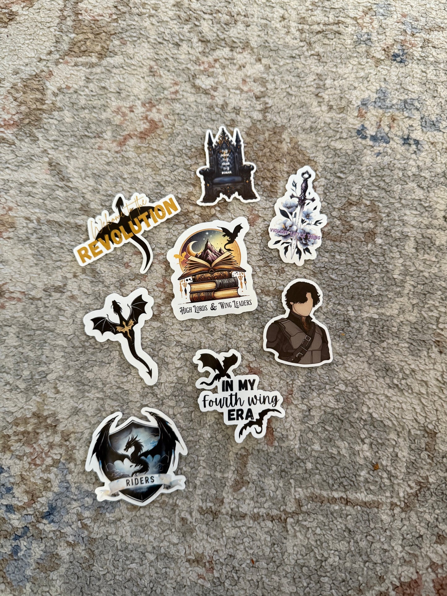 Fourth Wing Stickers