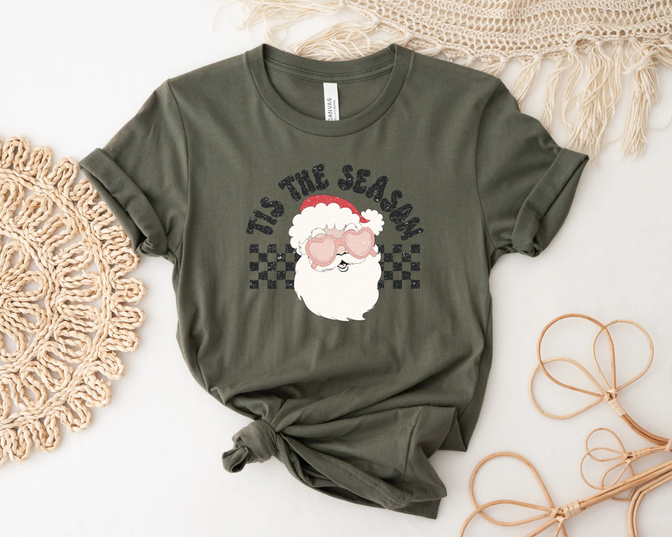 Tis The Season Santa Tee