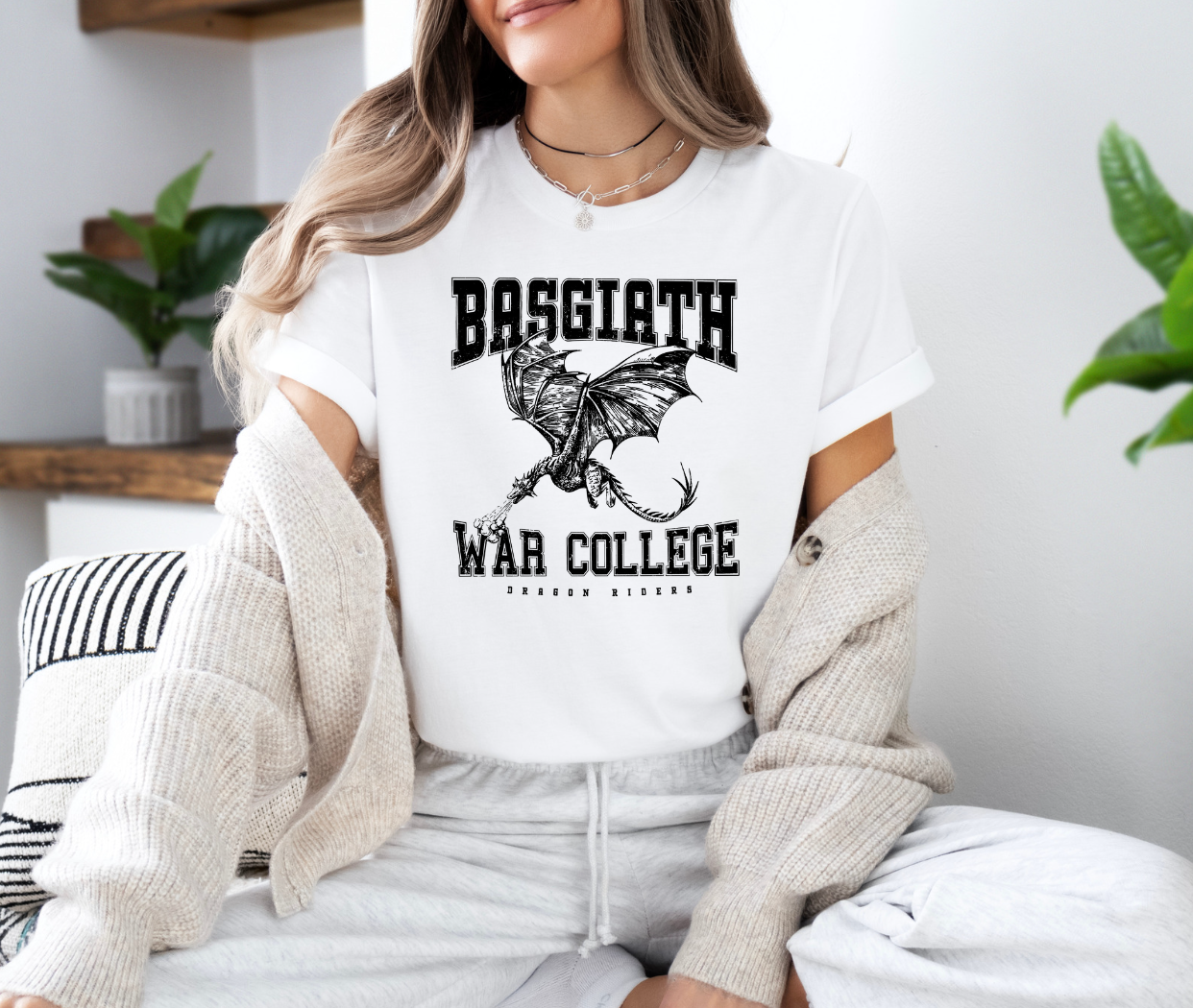 Basgiath War College T-shirt (front and back design)