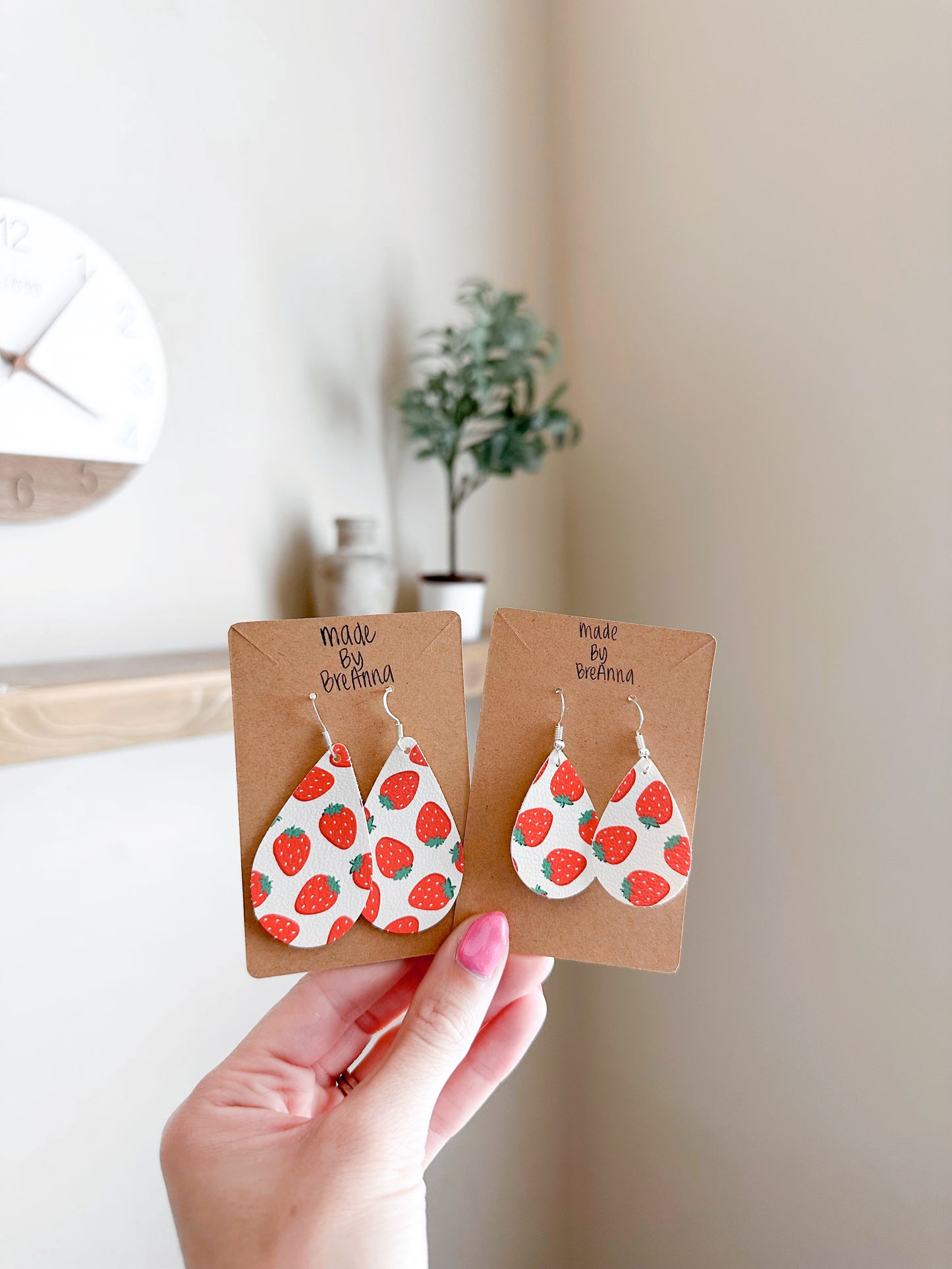 Strawberry earrings