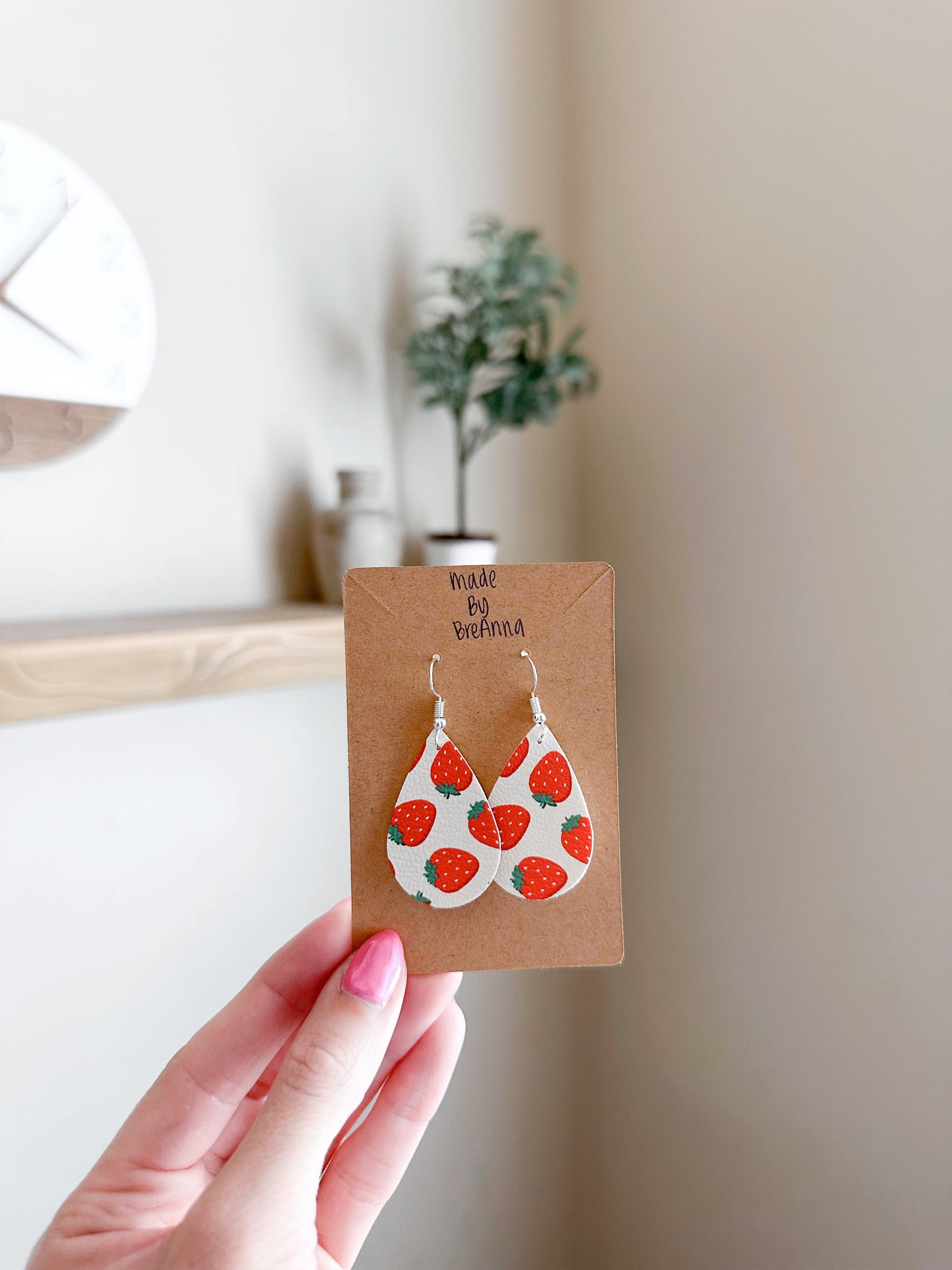 Strawberry earrings