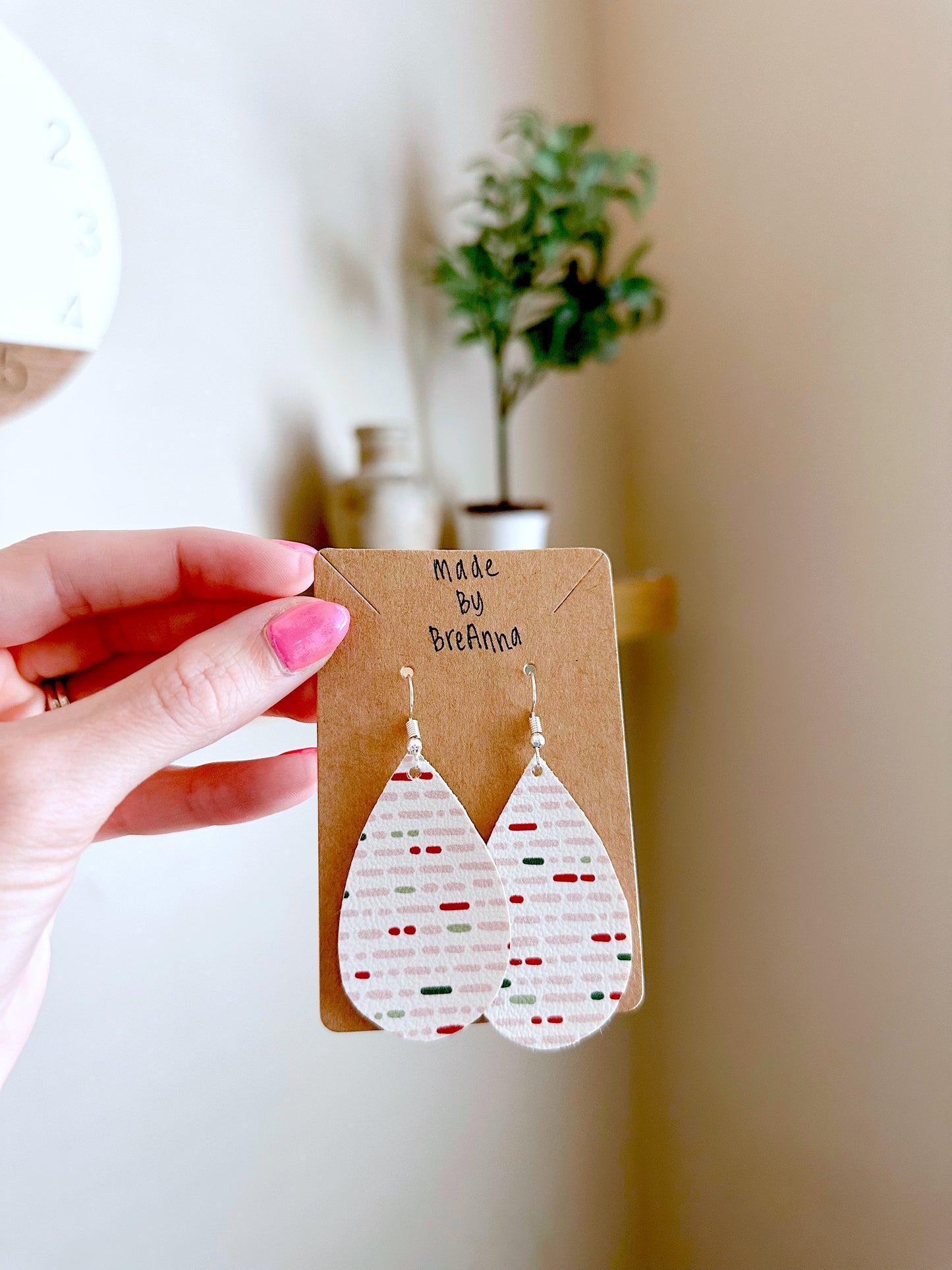 Christmas Line Earrings