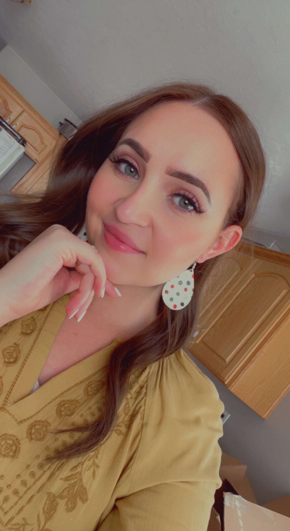 Christmas Dot Earrings