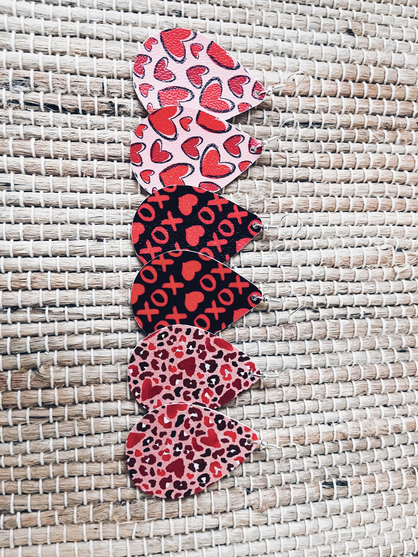 Red Heart Earrings
