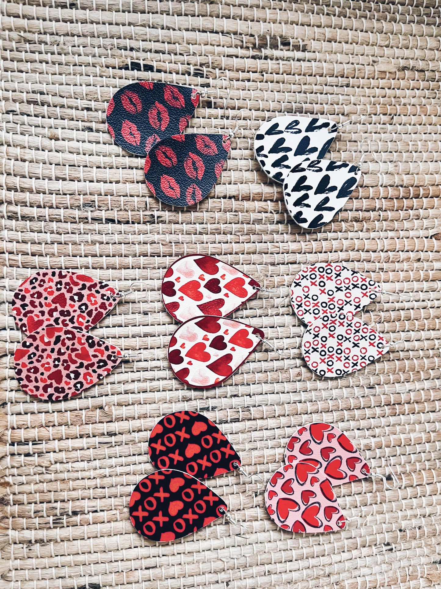 Red Heart Earrings