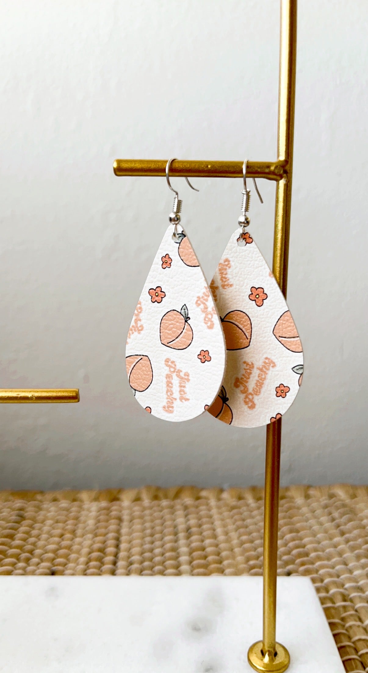 Just Peachy Earrings