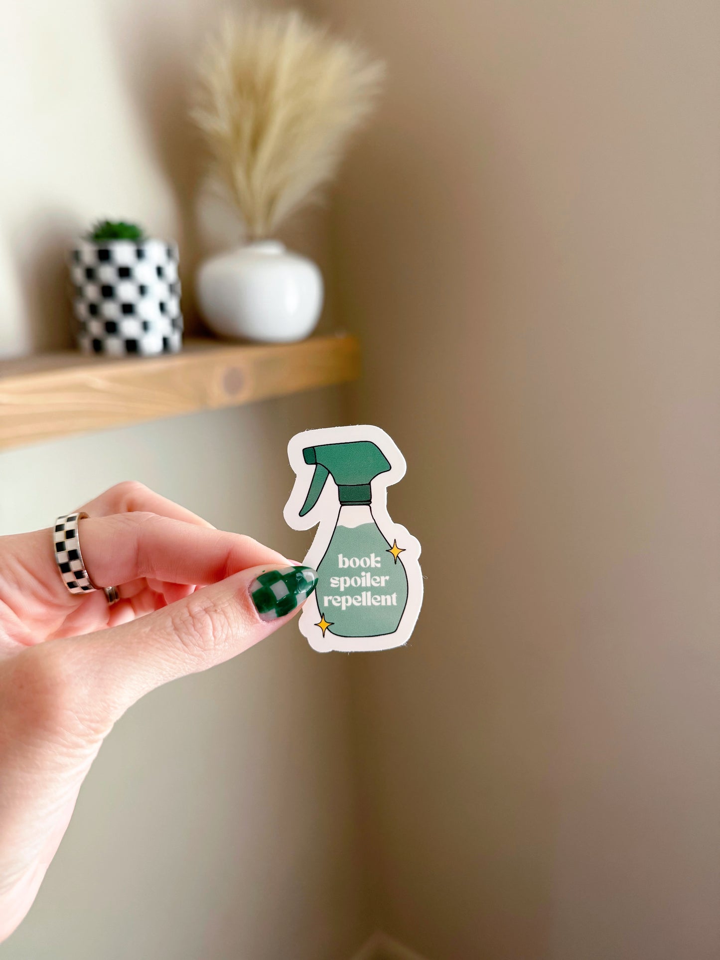 Book Spoiler Repellent Sticker