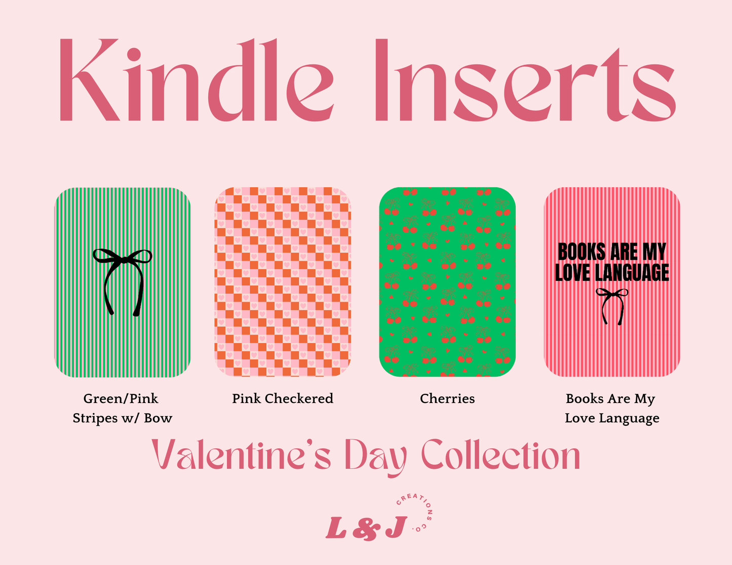 Valentine's Day Kindle Inserts