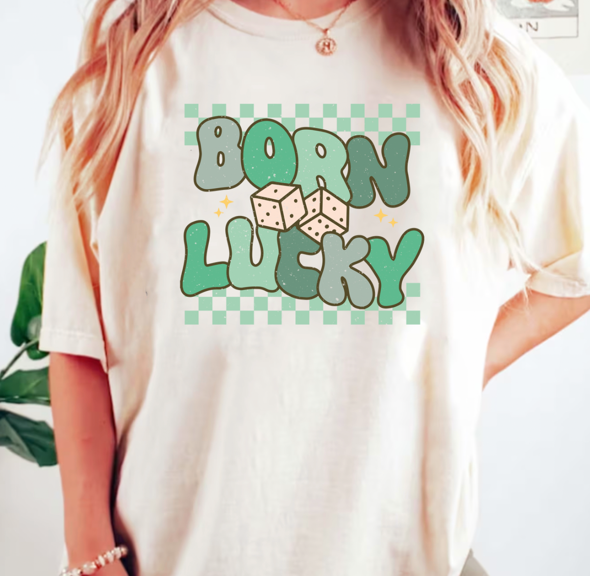Born Lucky Tee