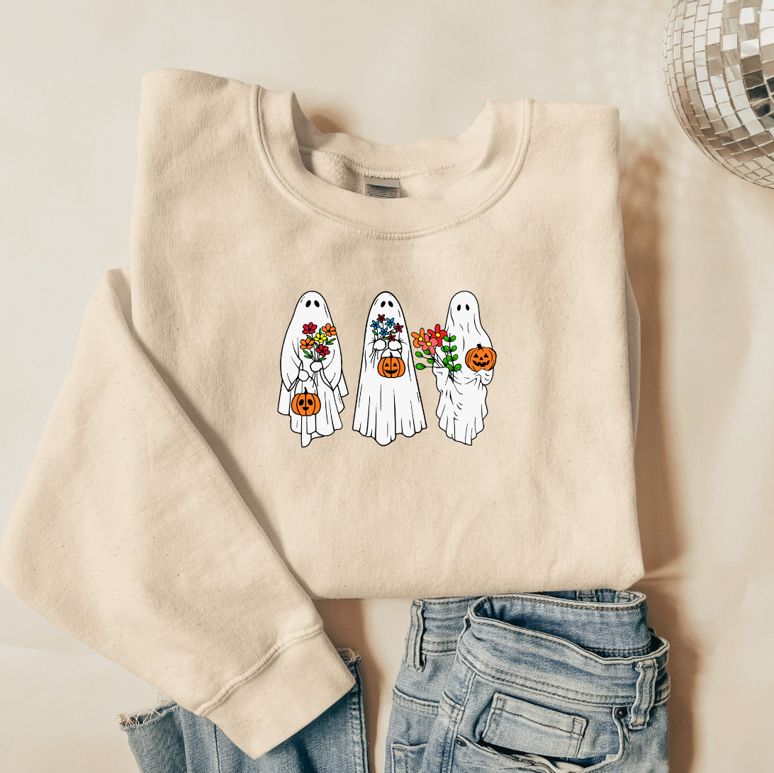 Floral Ghost Trio Crew