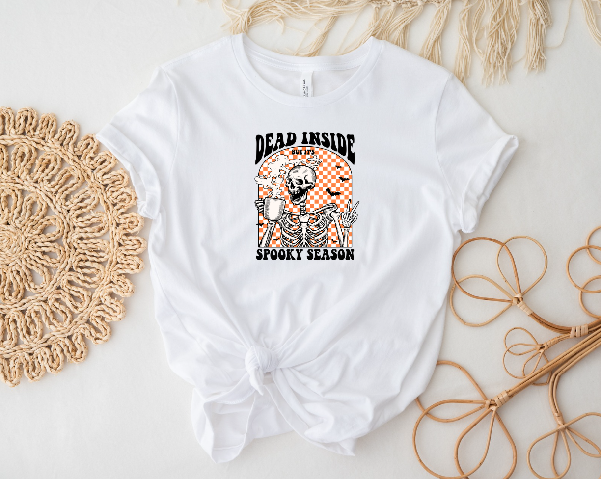 Dead Inside Halloween Orange